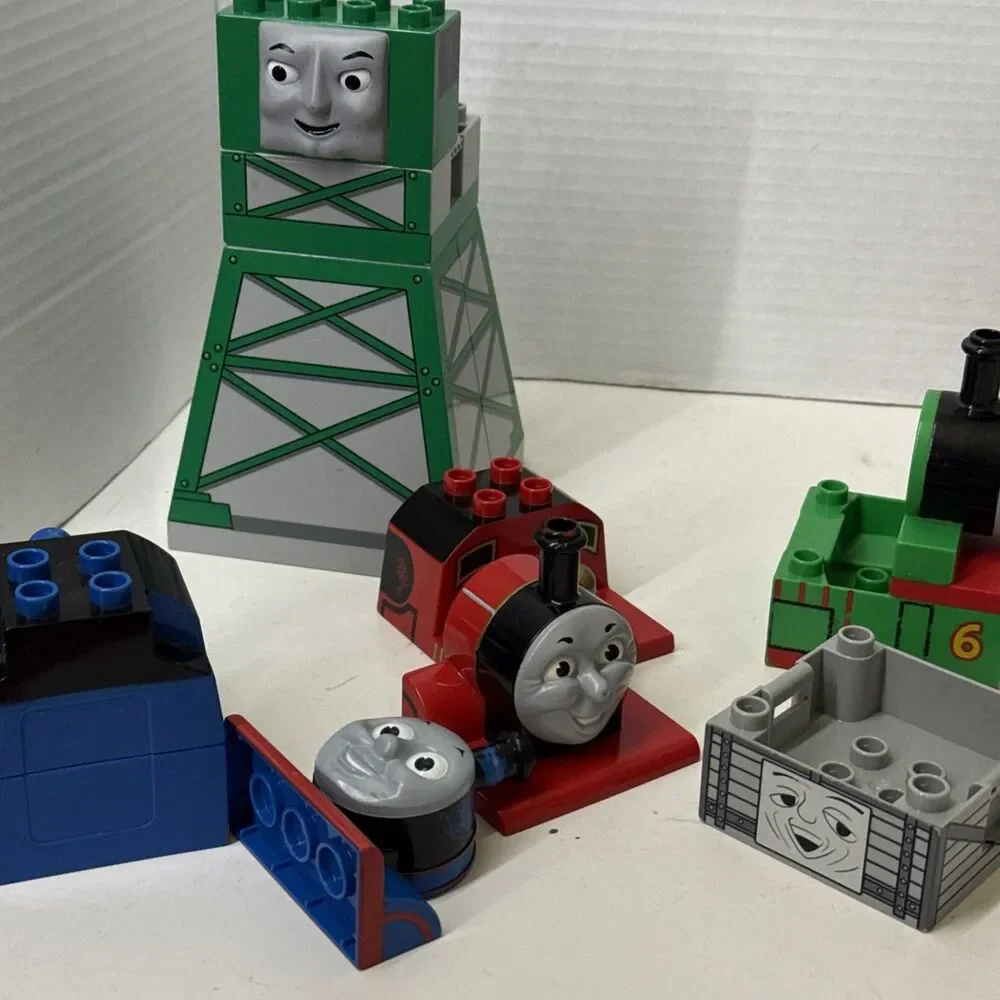 LEGO Duplo Thomas & Friends Lot Percy, Cranky, Thomas, Toby & James Parts Pieces
